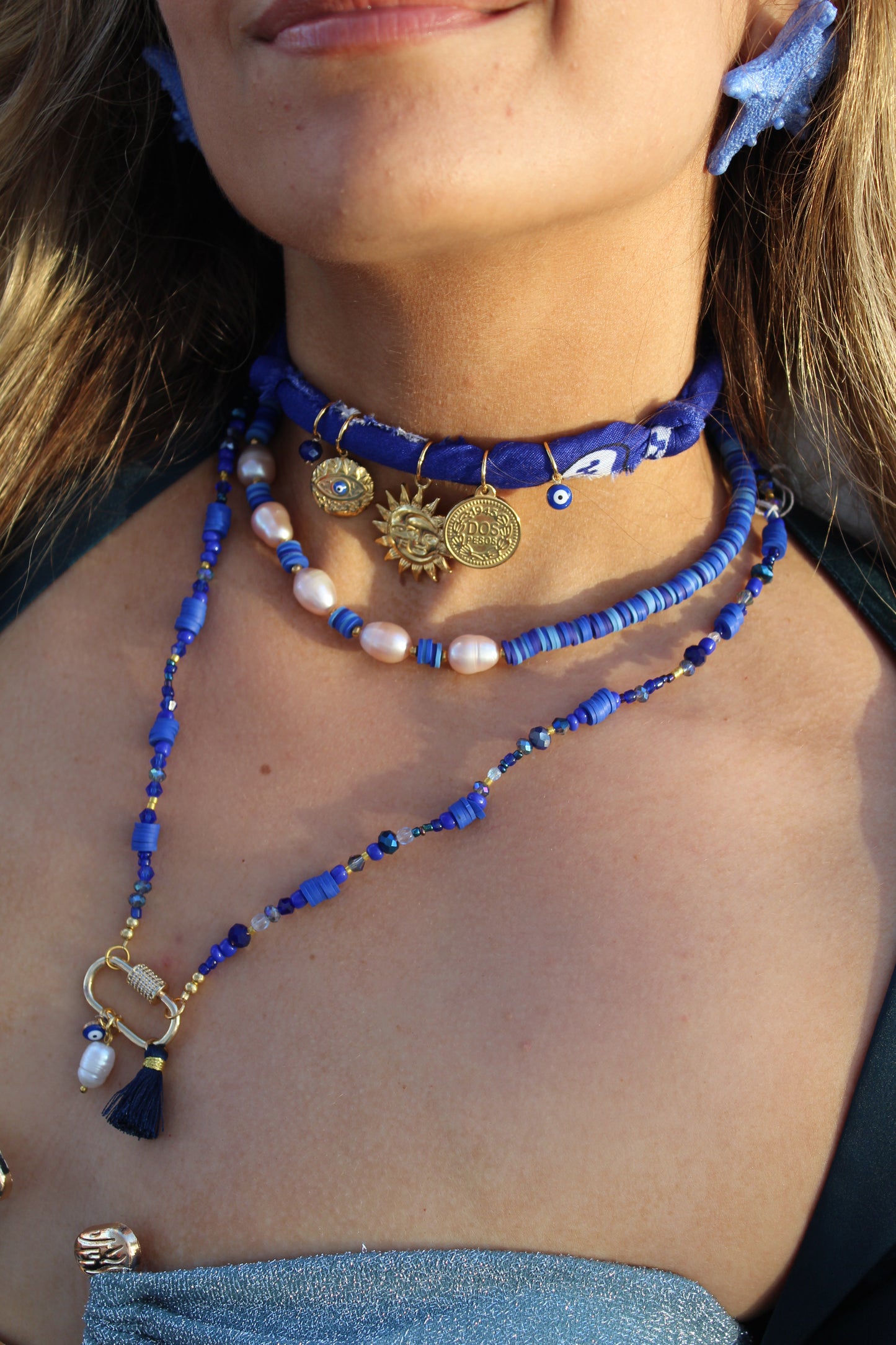 Collier Bandana Personnalisable Argenté