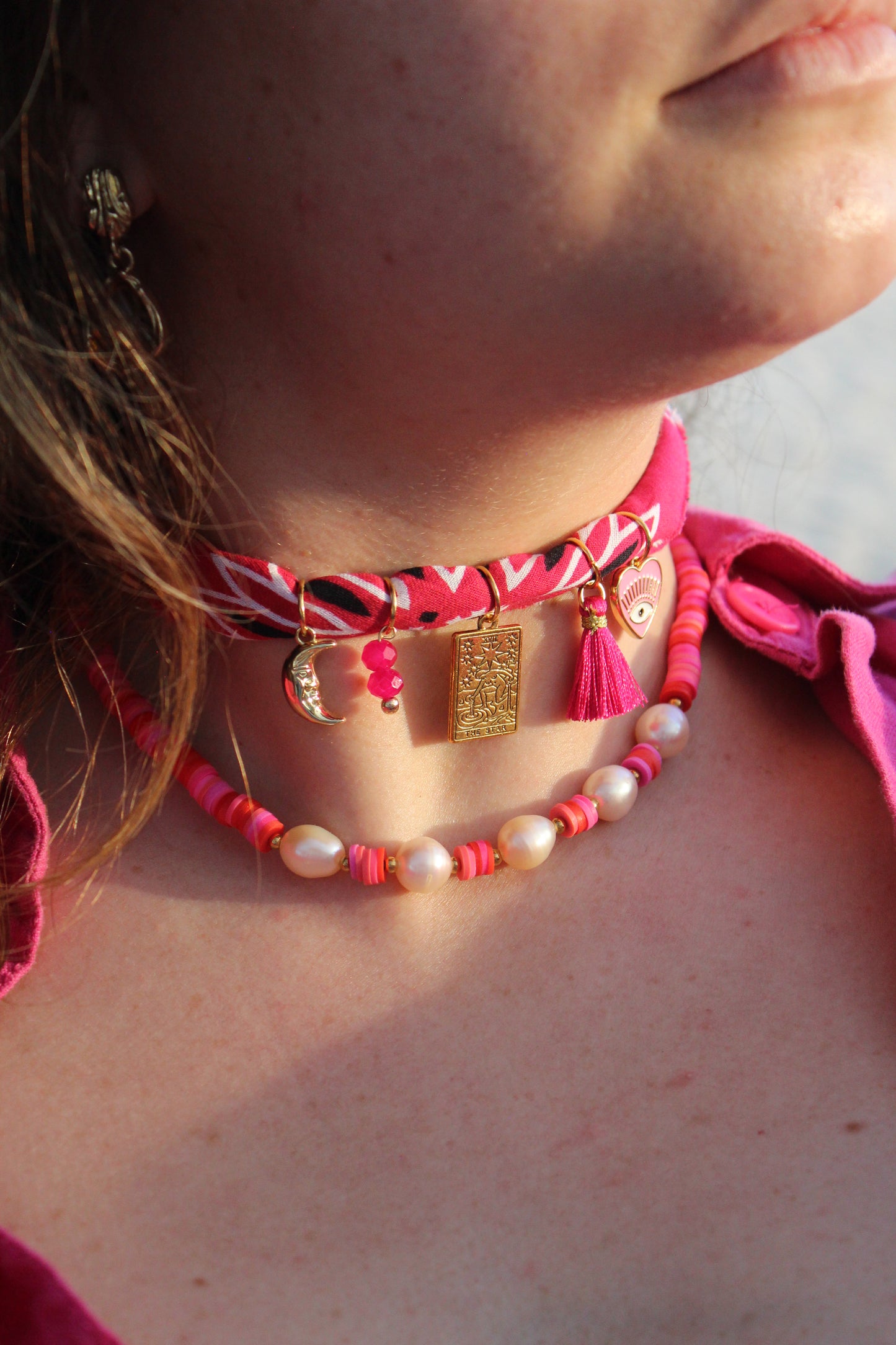 Collier Bandana Personnalisable Argenté