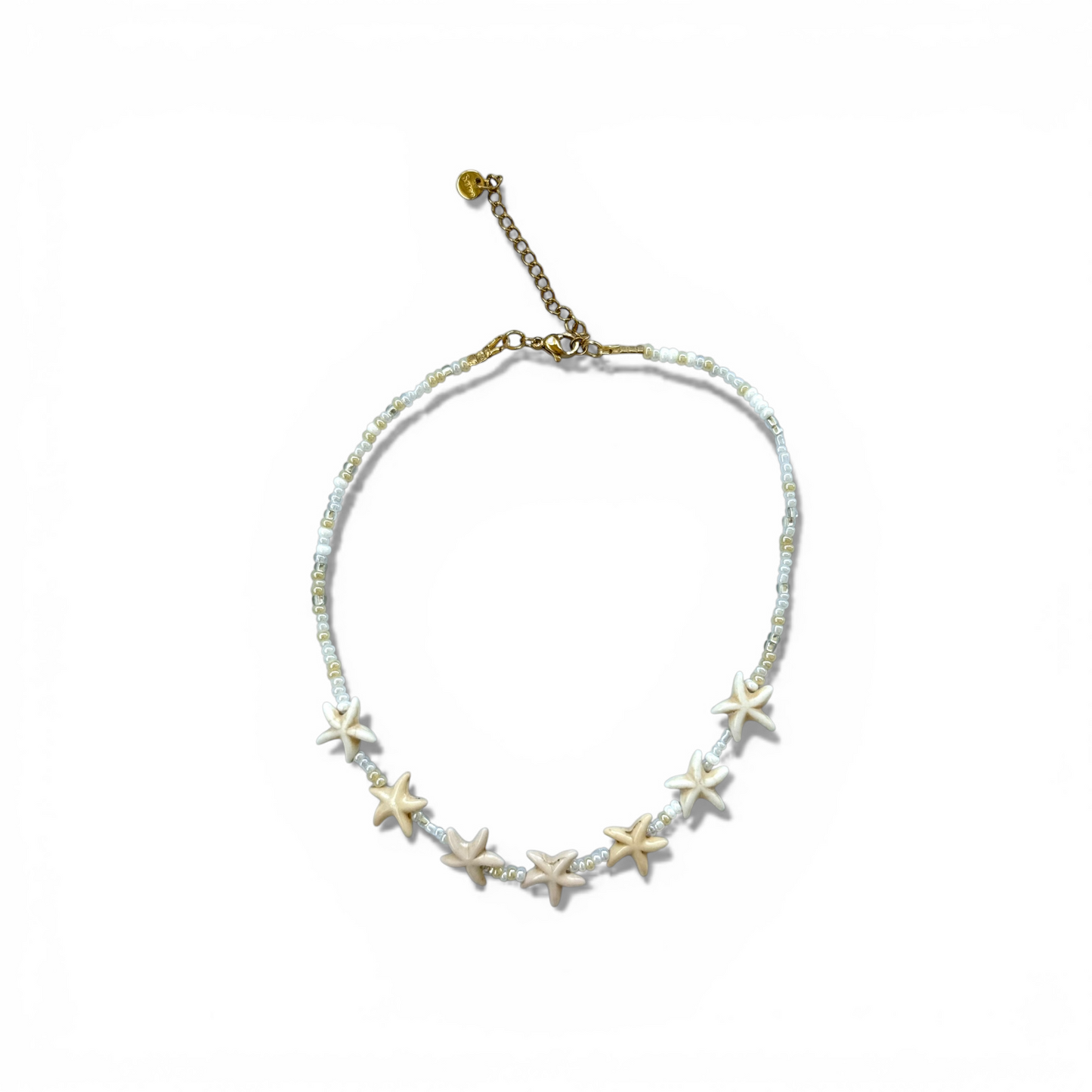 White Starfish Choker