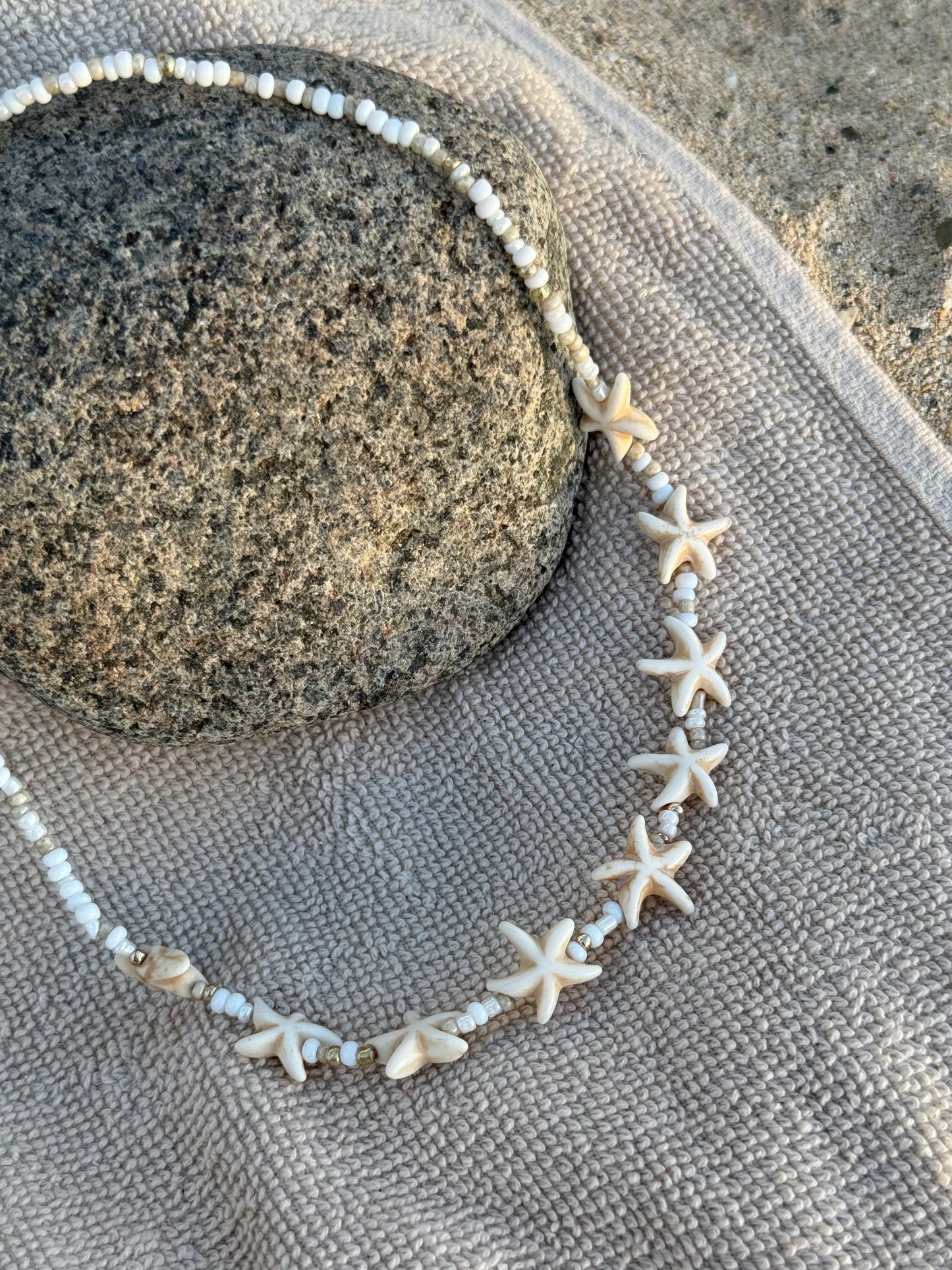 Ras de Cou Starfish Blanc