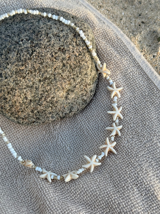 Ras de Cou Starfish Blanc