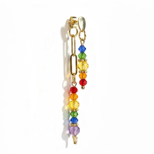 Mono Boucle Rainbow Dorée