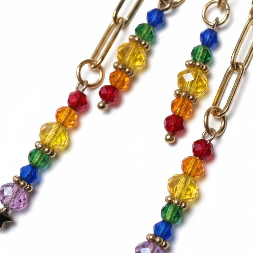 Mono Boucle Rainbow Dorée