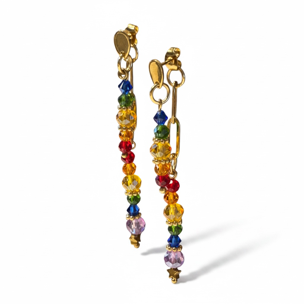 Mono Boucle Rainbow Dorée