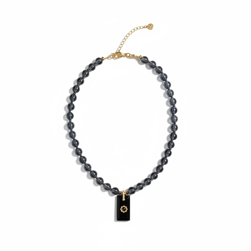 Collier Talisman Onyx