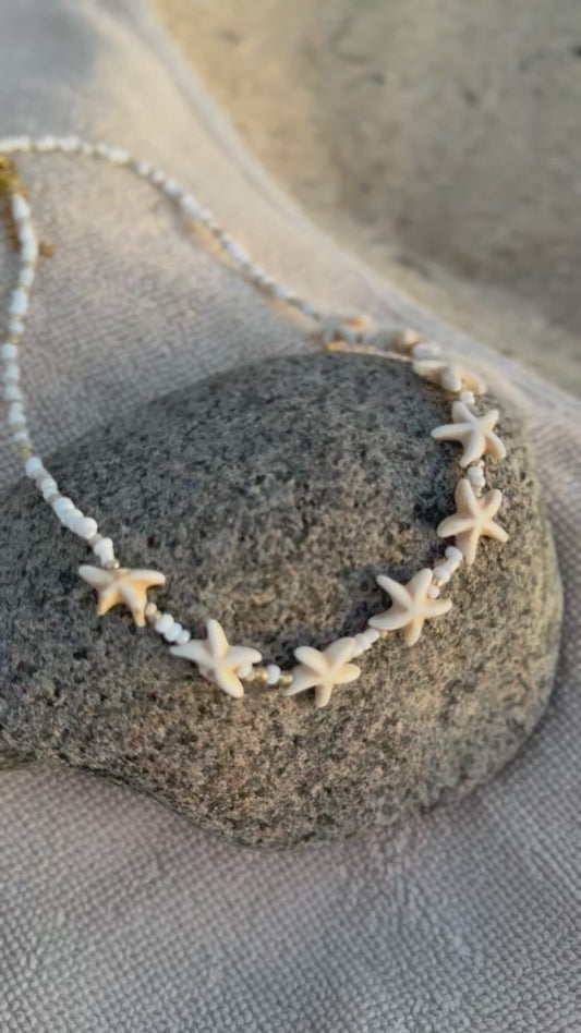 Ras de Cou Starfish Blanc